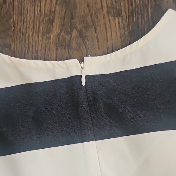 GAP Navy and Cream Striped Kids Dress - Picture 3 of 5